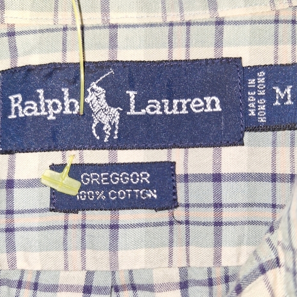 A Ralph Lauren men's Greggor short sleeve button-down shirt in a size medium - Picture 5 of 5